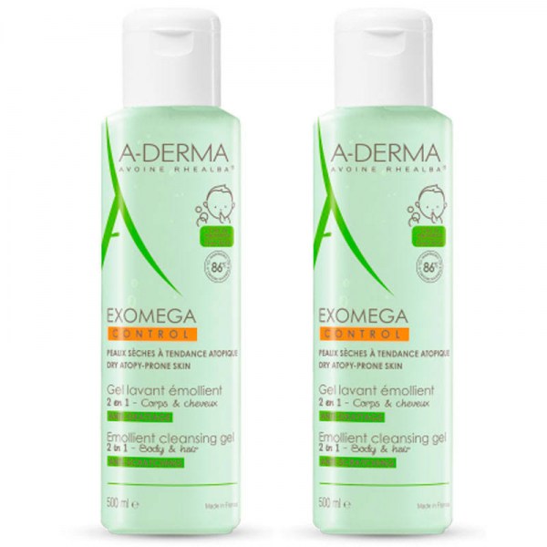 a derma exomega control gel limpiador emoliente