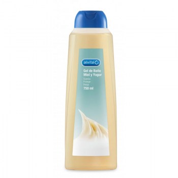 alvita gel de bano miel y yogur 750 ml