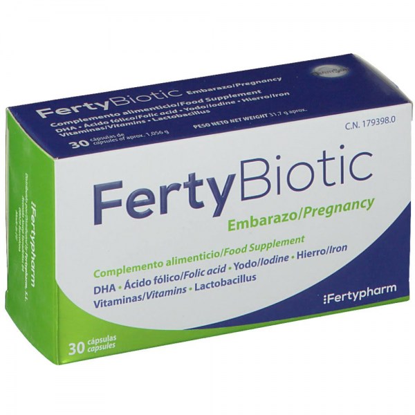 fertybiotic embarazo 30 caps