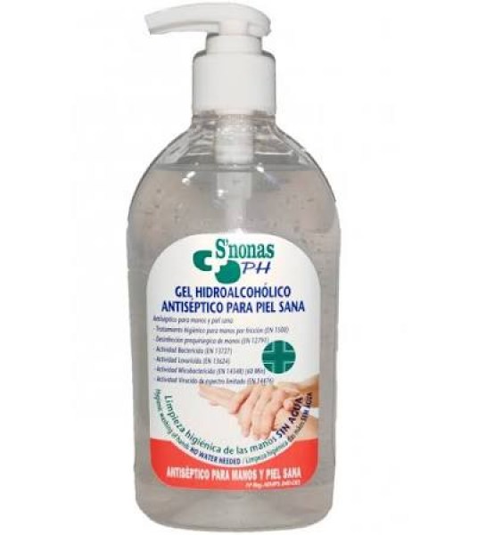 gel hidroalcoholico snonas 500ml