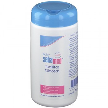 sebamed baby toallitas oleosas 70 toallitas